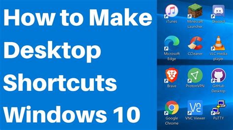 How do I make a desktop shortcut of a game installed through the .